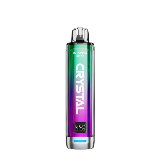 Crystal 10K | Bloody Bar | Prefilled Pod Kit | Blueberry Sour Raspberry | 10K | Pack Of 5