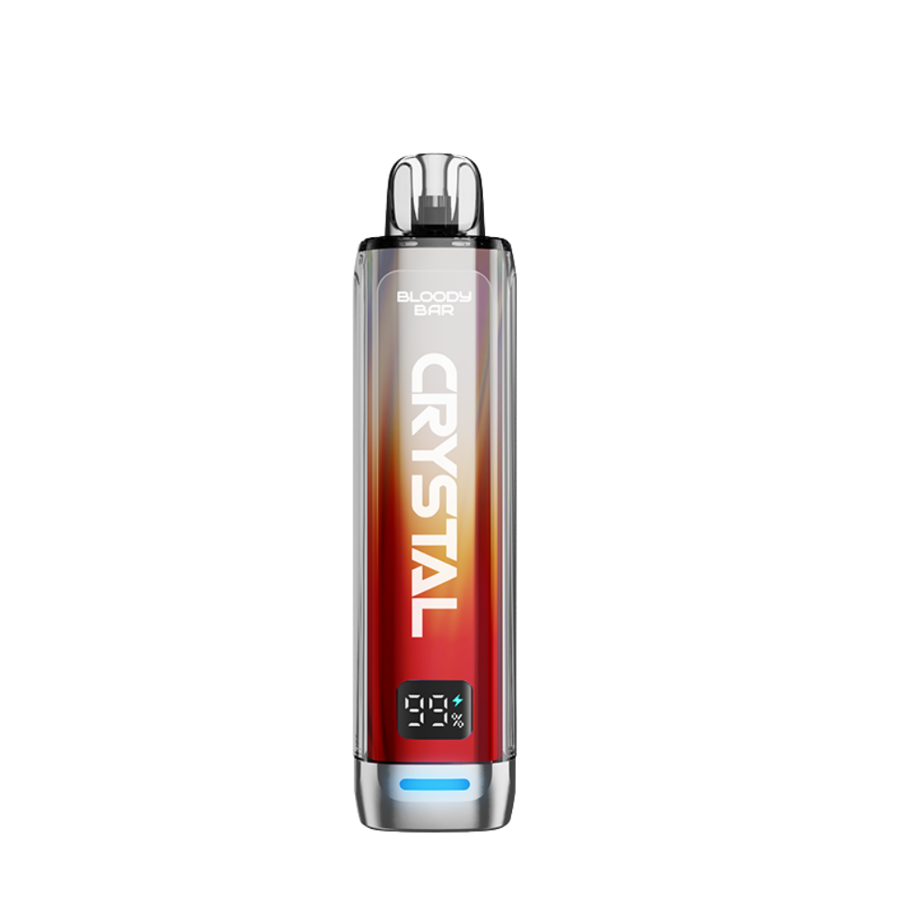 Crystal 10K | Bloody Bar | Prefilled Pod Kit | Strawberry Ice | 10K | Pack Of 5
