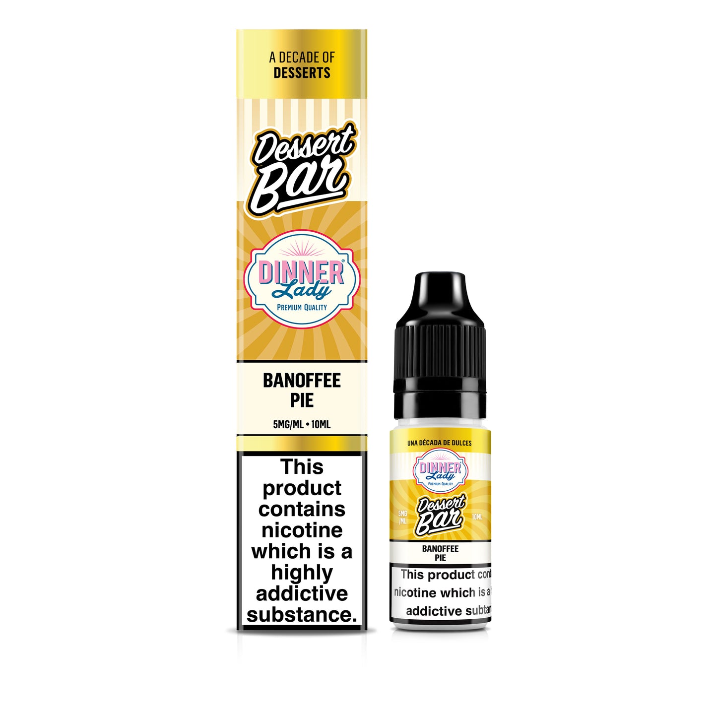 Dinner Lady | Banoffee Pie | Dessert Bar Salts | 10ml x 10