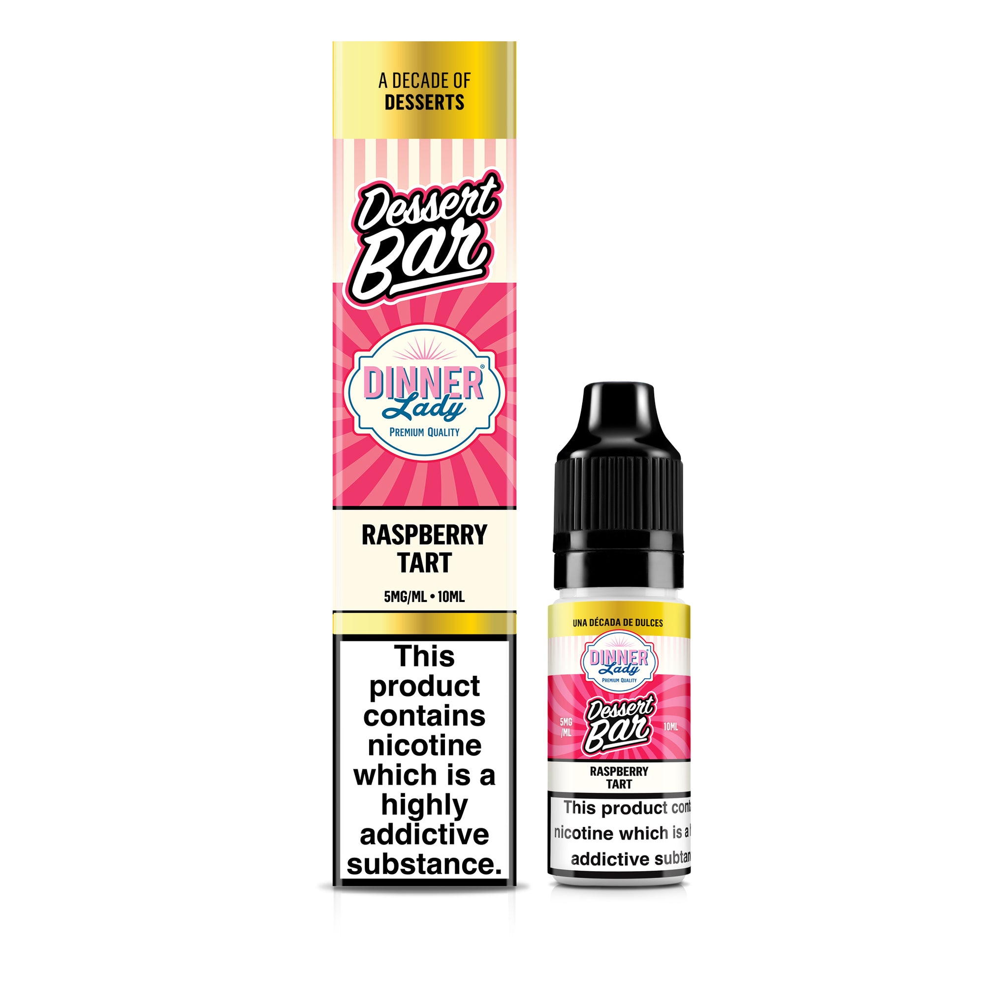 Dinner Lady | Raspberry Tart | Dessert Bar Salts | 10ml x 10