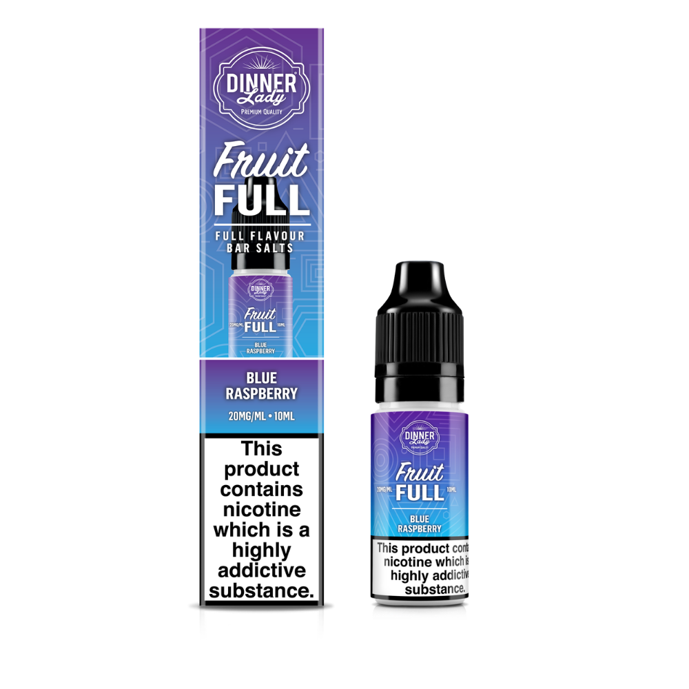 Dinner Lady | Fruit Full | Blue Raspberry | Nic Salts | 10ml x 10