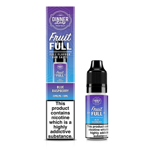 Dinner Lady | Fruit Full | Blue Raspberry | Nic Salts | 10ml x 10