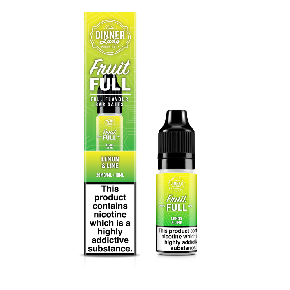 Dinner Lady | Fruit Full | Lemon & Lime | Nic Salts | 10ml x 10