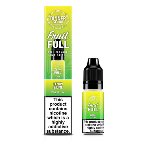 Dinner Lady | Fruit Full | Lemon & Lime | Nic Salts | 10ml x 10