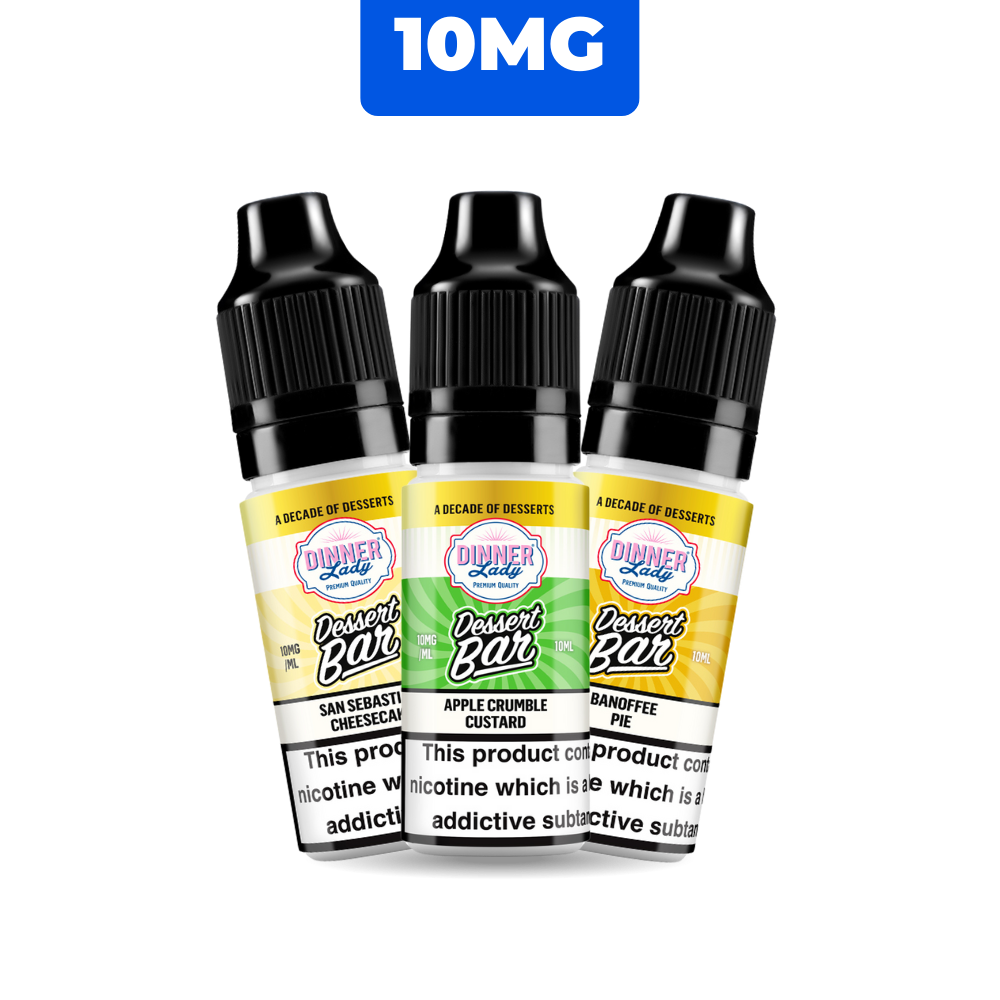 Dinner Lady Dessert Bar Salts -  Bundle 10mg (60 Units + 30 Units FREE)