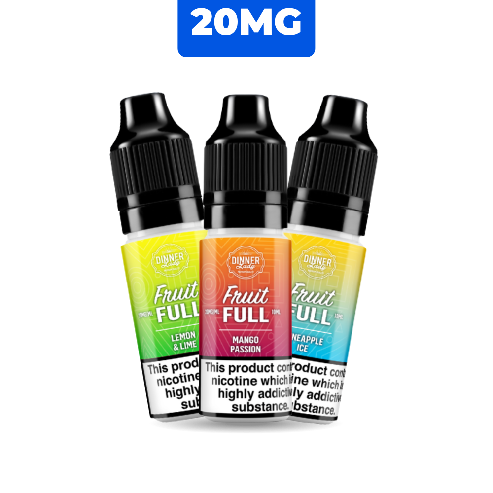 Dinner Lady | Fruit Full Salts | Bundle | 20mg | 45 + 45 Free