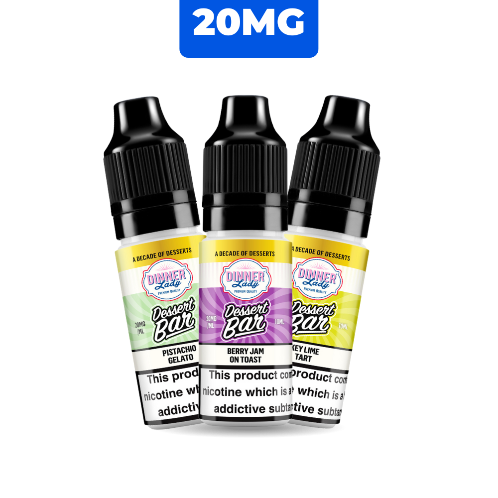 Dinner Lady Dessert Bar Salts -  Bundle 20mg (60 Units + 30 Units FREE)