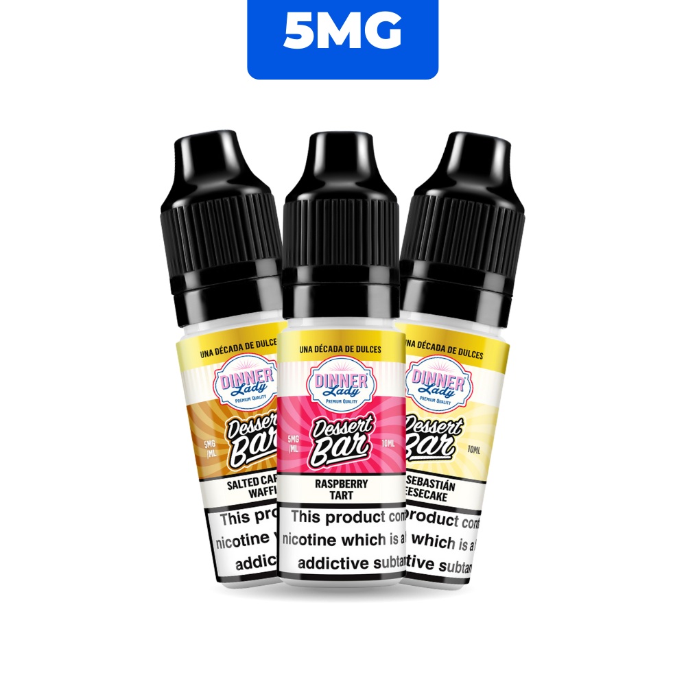 Dinner Lady Dessert Bar Salts -  Bundle 5mg (60 Units + 30 Units FREE)