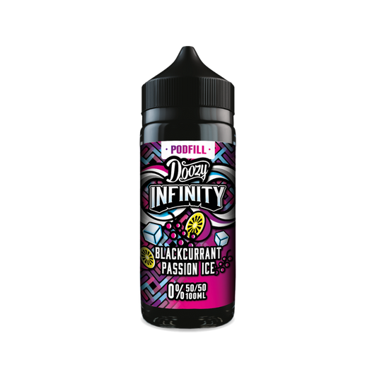 Doozy | Infinity | Blackcurrant Passion Ice | Shortfill | 100ml | 50/50