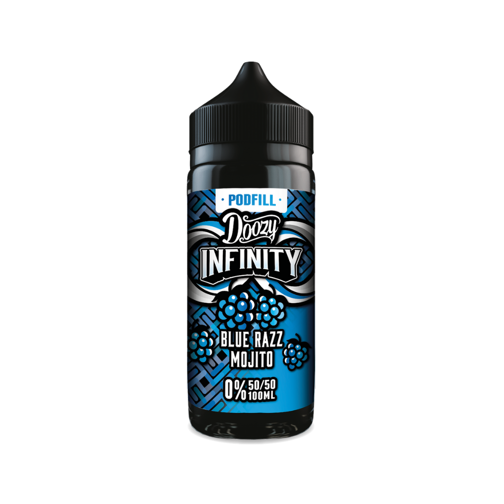 Doozy | Infinity | Blue Razz Mojito | Shortfill | 100ml | 50/50