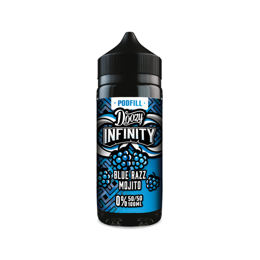 Doozy | Infinity | Blue Razz Mojito | Shortfill | 100ml | 50/50