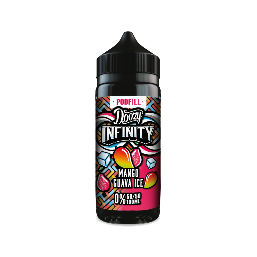 Doozy Vapes Infinity Mango Guava Ice 100ml Shortfill 50/50