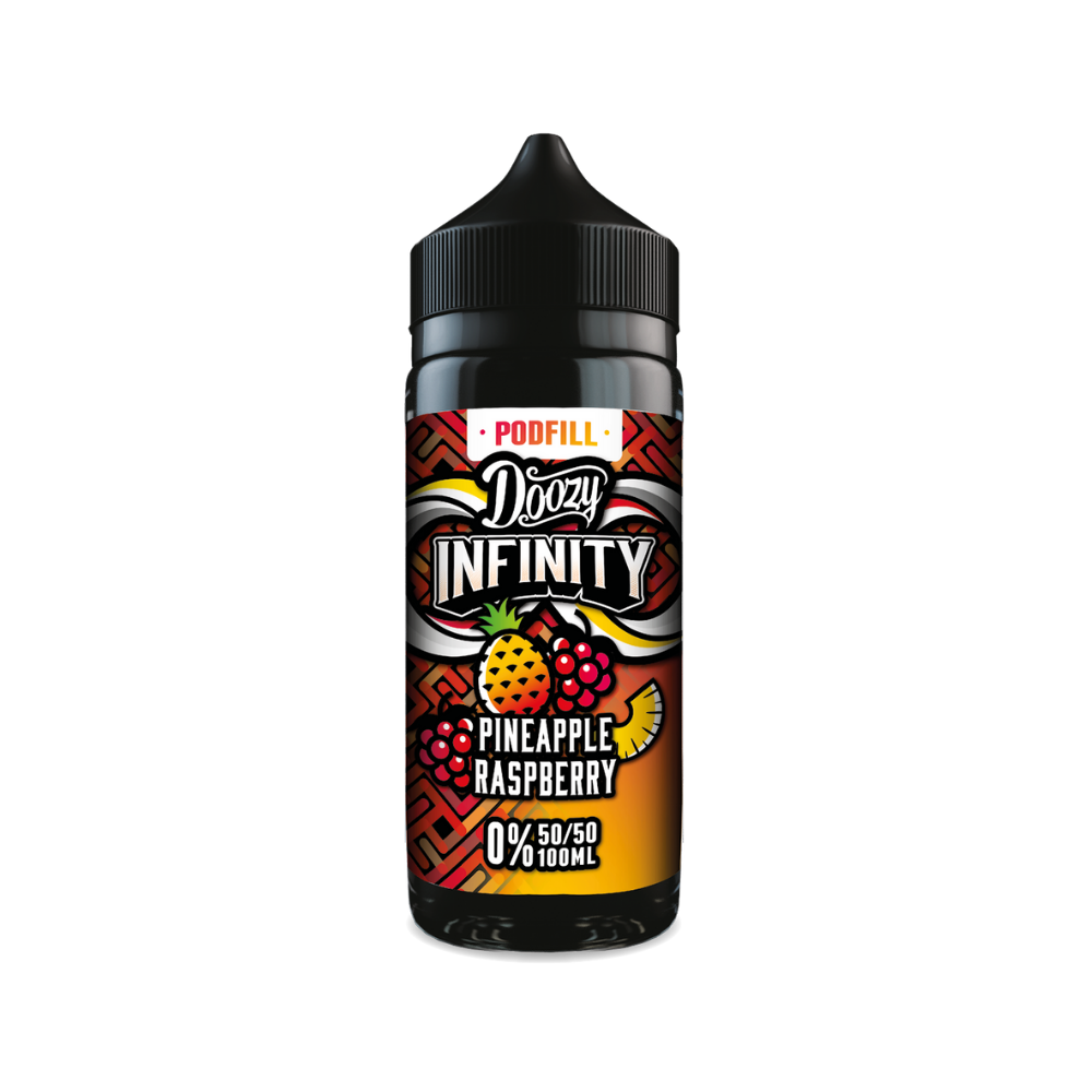 Doozy Vapes Infinity Pineapple Raspberry 100ml Shortfill 50/50