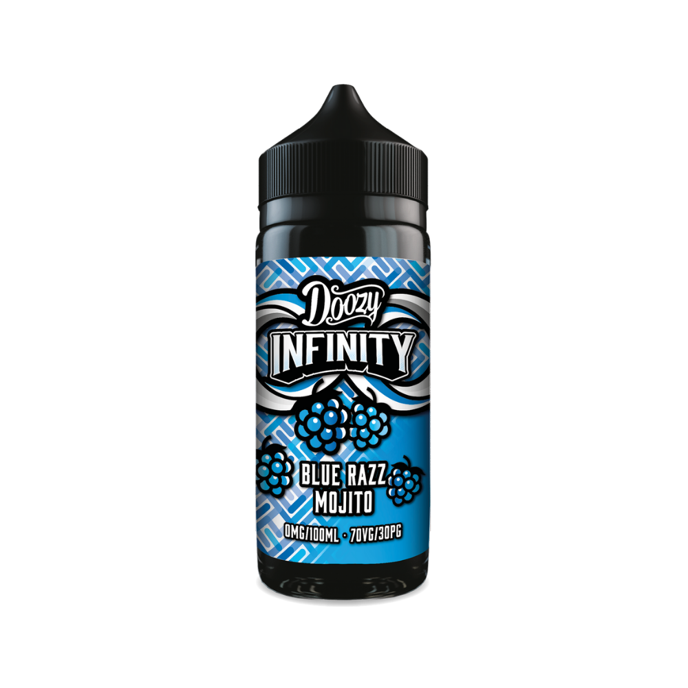 Doozy Vapes Infinity Blue Razz Mojito 100ml Shortfill 70/30