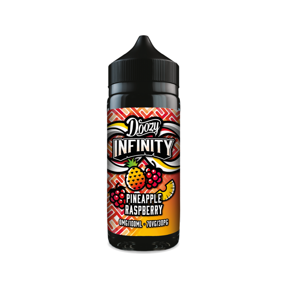 Doozy Vapes Infinity Pineapple Raspberry 100ml Shortfill 70/30