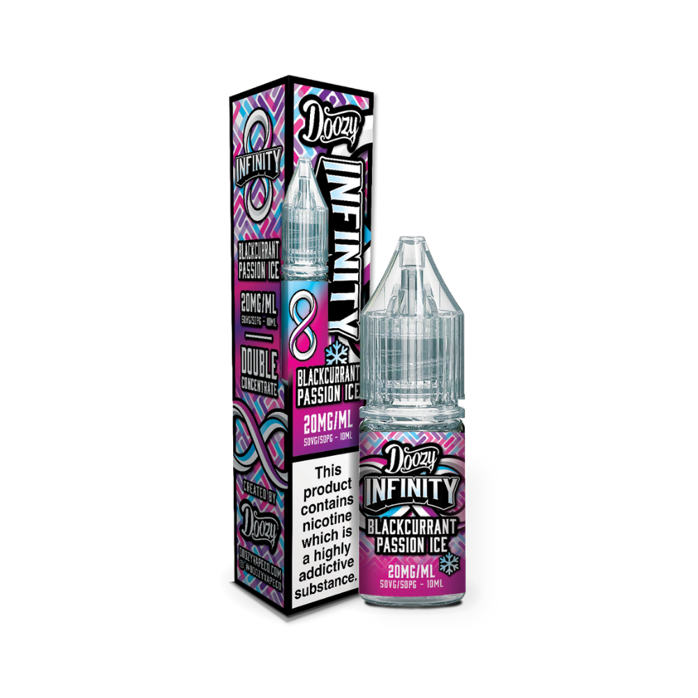 Doozy Infinity Blackcurrant Passion Ice 10ml Nic Salt