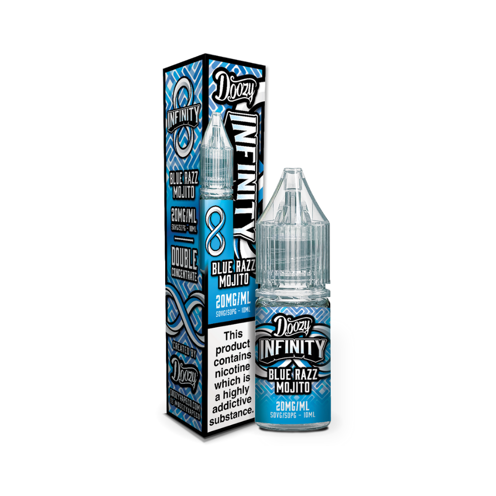 Doozy Infinity Blue Razz Mojito 10ml Nic Salt