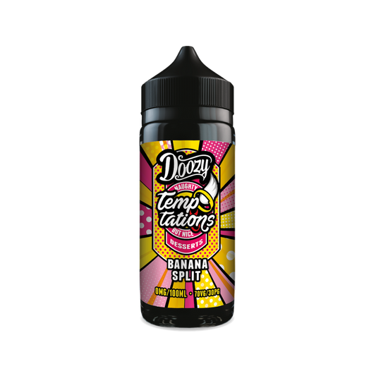 Doozy | Temptations | Banana Splits | Shortfill | 100ml