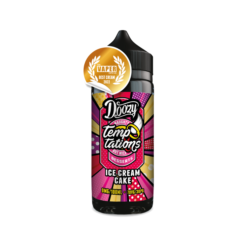 Doozy | Temptations | Ice Cream Cake | Shortfill | 100ml