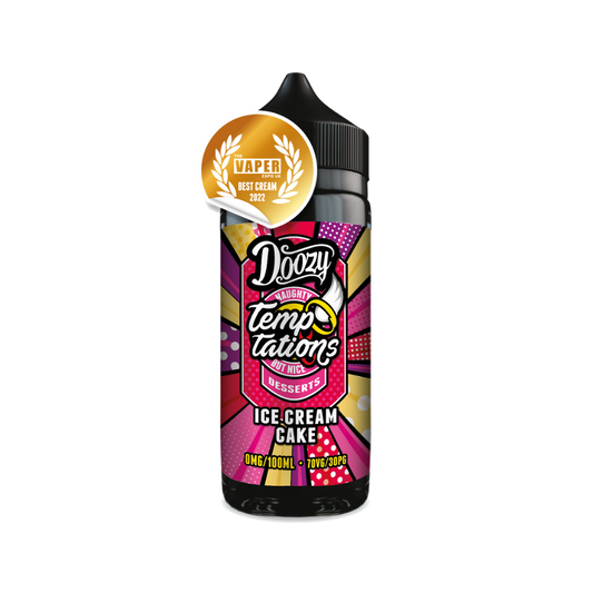 Doozy | Temptations | Ice Cream Cake | Shortfill | 100ml