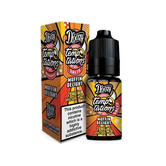 Doozy | Temptations Salts | Muffin Delight | Nic Salt | 10ml