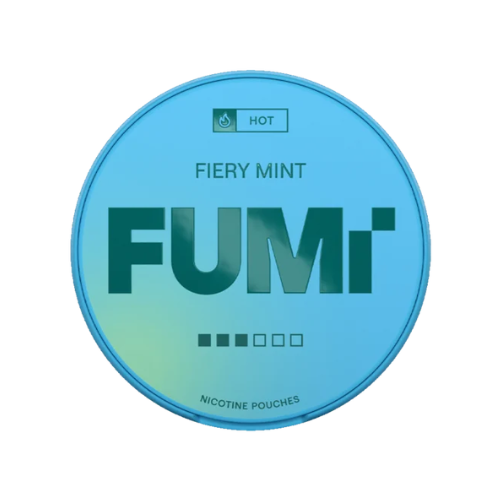 FUMi | Fiery Mint | Nic Pouches | Strong 8mg