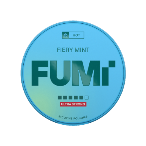 FUMi | Fiery Mint | Nic Pouches | Ultra Strong 15mg