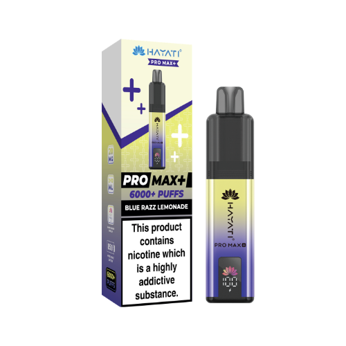 Hayati Pro Max 6K | Prefilled Pod Kit | Blue Razz Lemonade