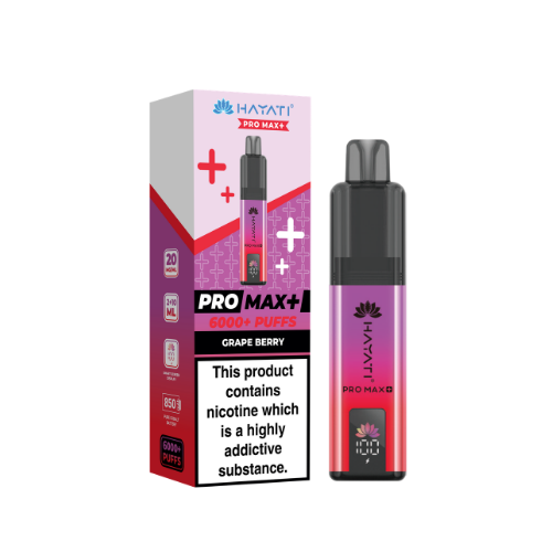 Hayati Pro Max 6K | Prefilled Pod Kit | Grape Berry