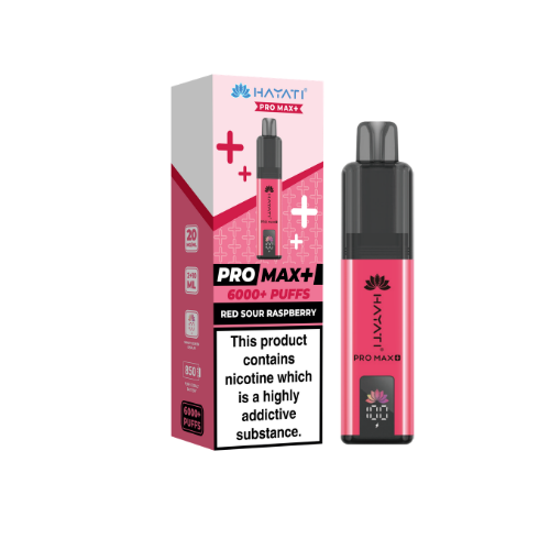 Hayati Pro Max 6K | Prefilled Pod Kit | Red Sour Raspberry