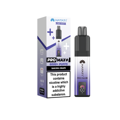 Hayati Pro Max 6K | Prefilled Pod Kit | Sakura Grape