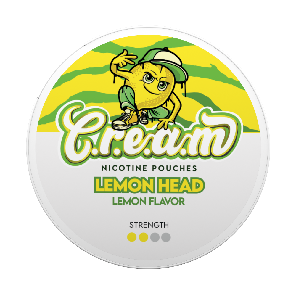 C.R.E.A.M | Lemon Head | Nic Pouches | Light 4mg