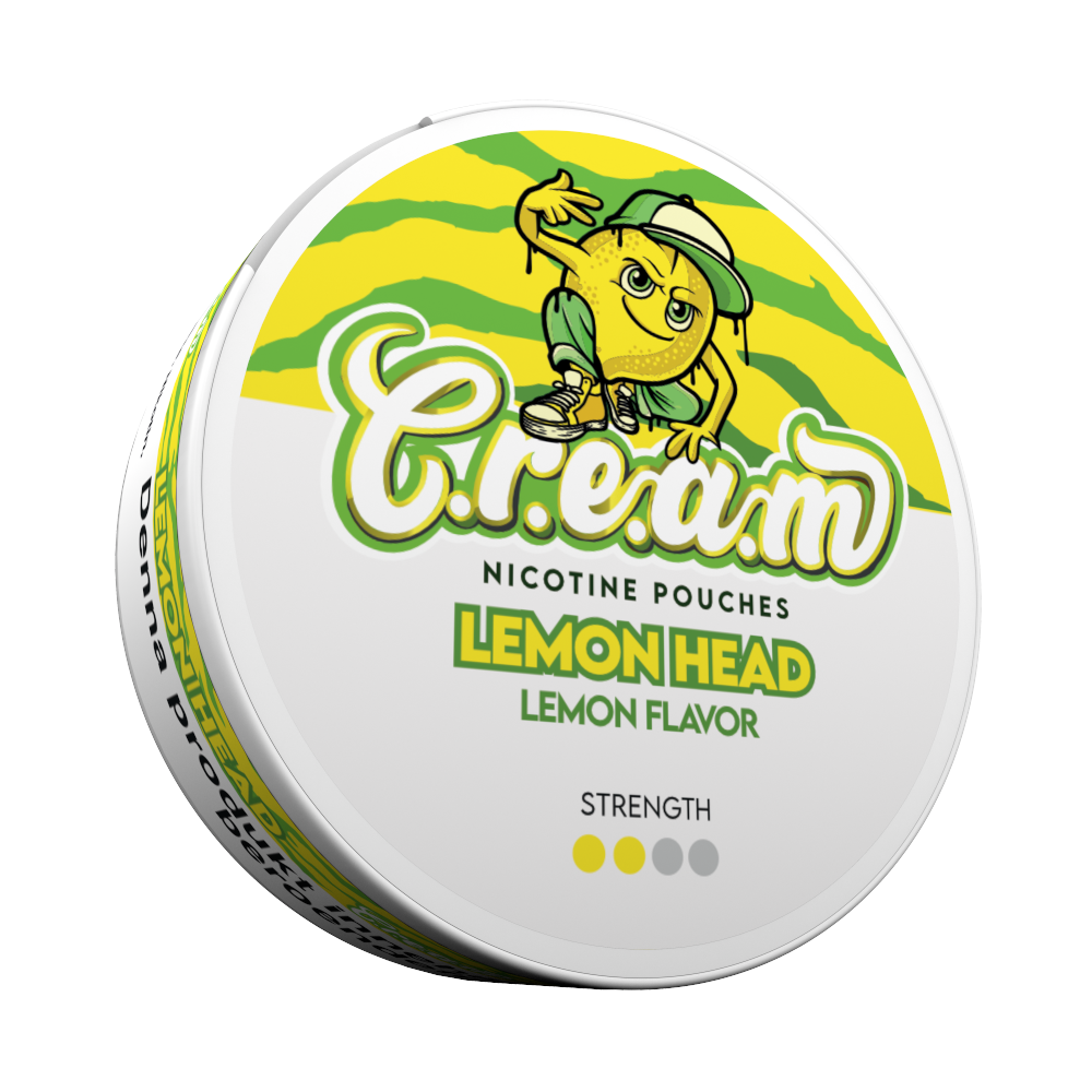 C.R.E.A.M | Lemon Head | Nic Pouches | Light 4mg
