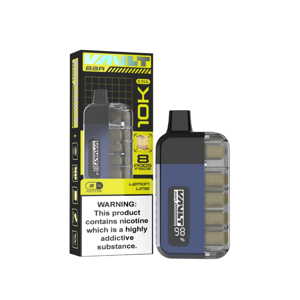 Vault Bar | Prefilled Pod Kit | Lemon Lime | 10K | Buy One Get One Free