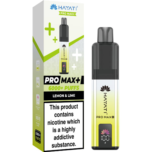Hayati Pro Max 6000 Disposable Vape – Lemon Lime Flavour UK Wholesale