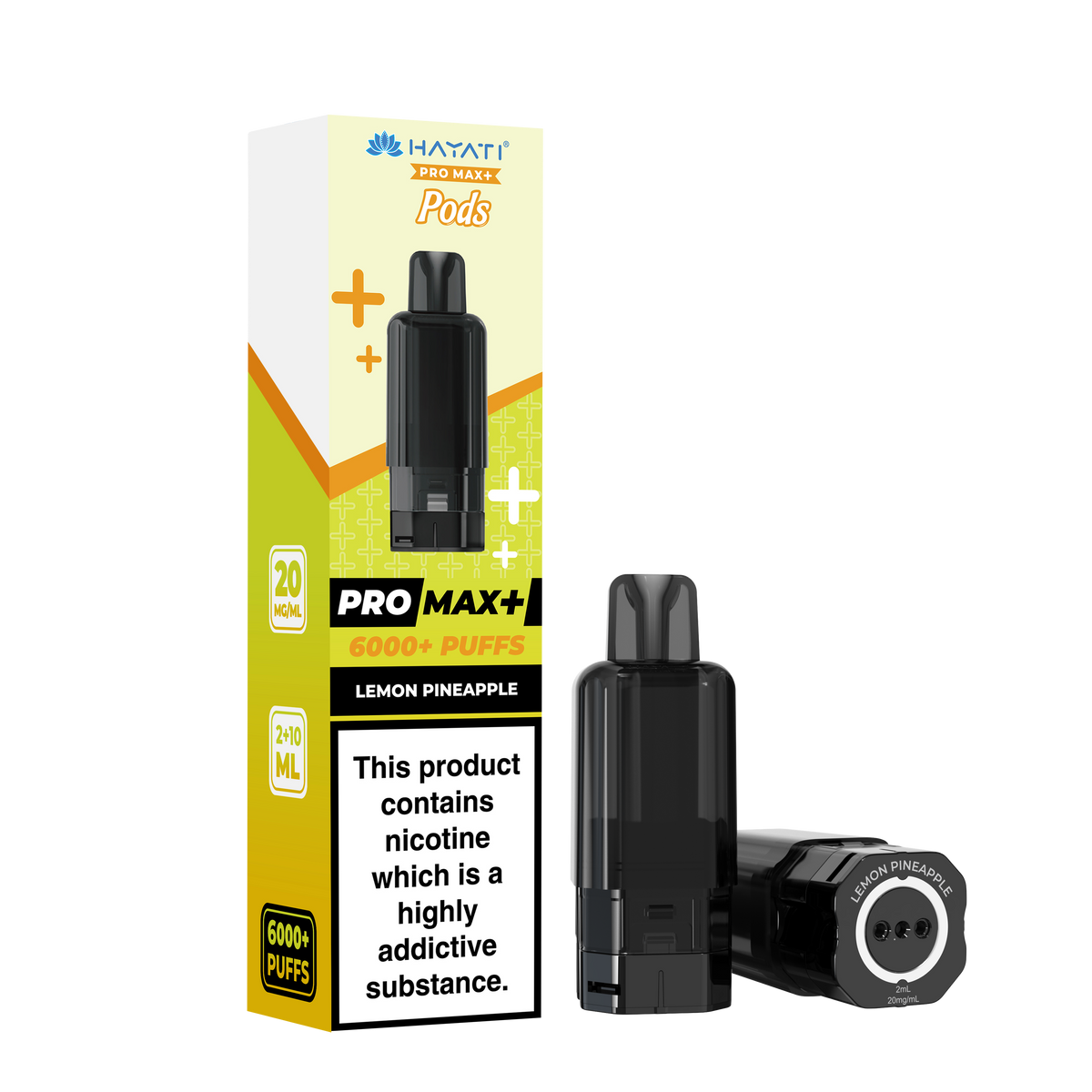 Hayati Pro Max 6K | Replacement Pods | Lemon Pineapple
