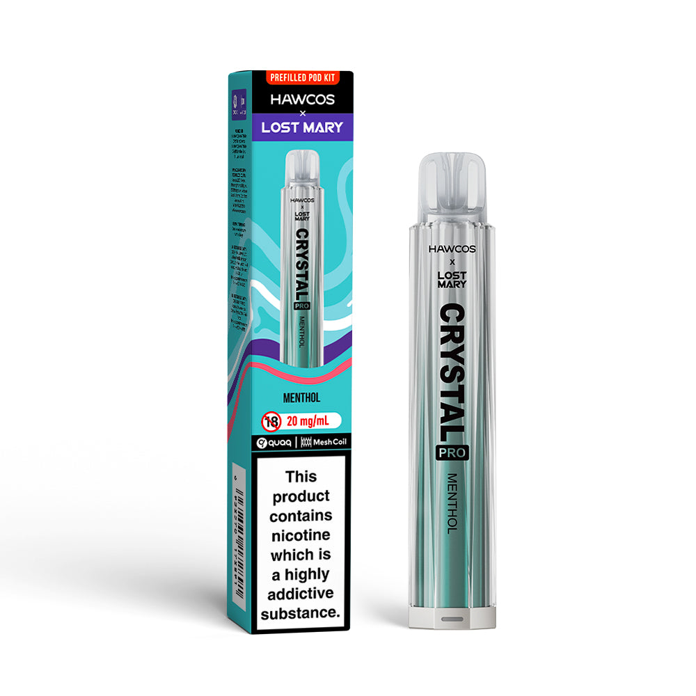 Hawcos x Lost Mary Crystal Pro Menthol Prefilled Pod Kit