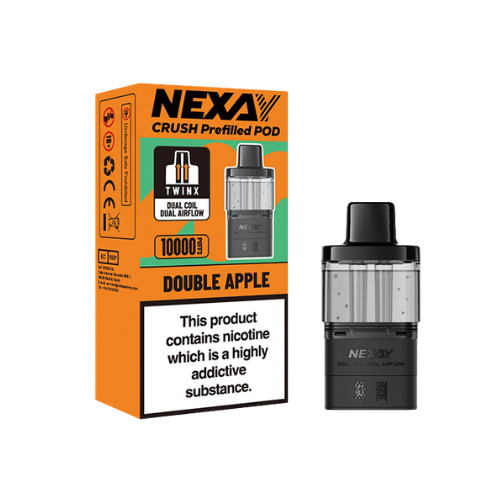 Voopoo | Nexay Crush 10K | Replacement Pods | Double Apple