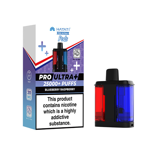 Hayati Pro Ultra 25K | Replacement Pods | Blueberry Raspberry