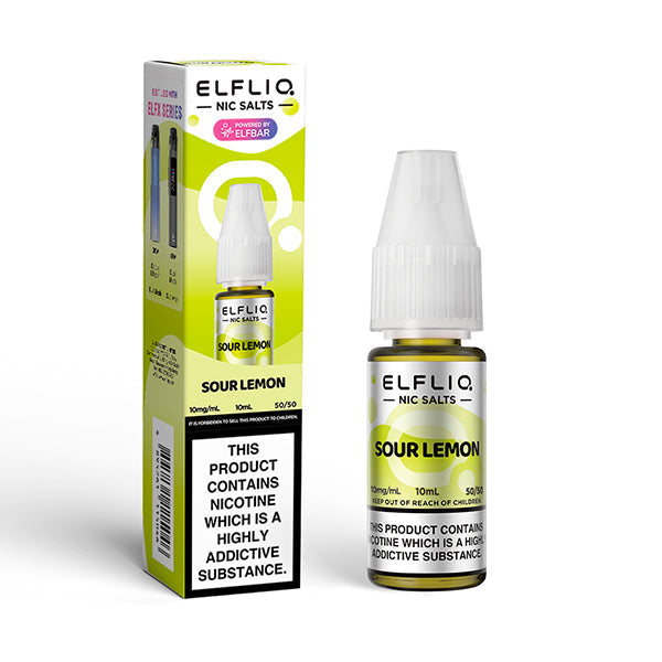 Elfliq Sour Lemon 10ml Nic Salt
