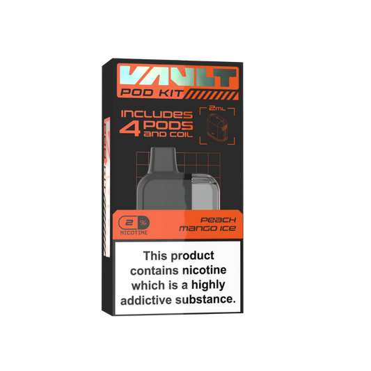Vault Bar | Replacement Pods | Peach Mango Ice | 10K