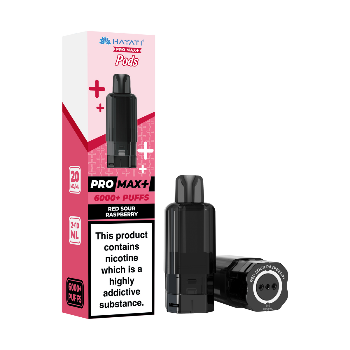 Hayati Pro Max 6K | Replacement Pods | Red Sour Raspberry
