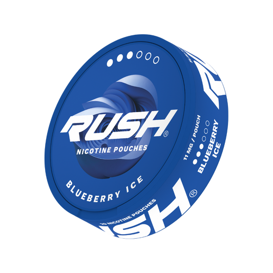 RUSH | Blueberry Ice | Nic Pouches | Pro 11mg