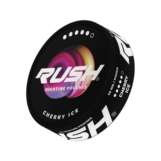 RUSH | Cherry Ice | Nic Pouches | Extreme 20mg