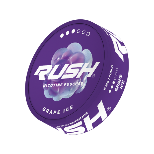 RUSH | Grape Ice | Nic Pouches | Pro 11mg