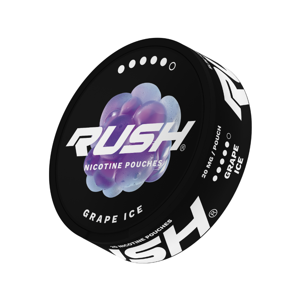 RUSH | Grape Ice | Nic Pouches | Extreme 20mg