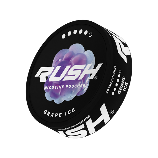 RUSH | Grape Ice | Nic Pouches | Extreme 20mg