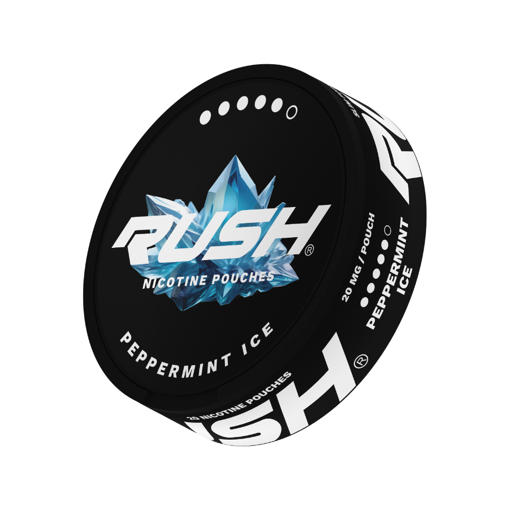 RUSH | Peppermint Ice | Nic Pouches | Extreme 20mg