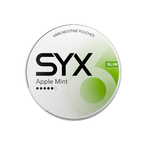 SYX | Apple Mint | Nic Pouches | Slim 12mg