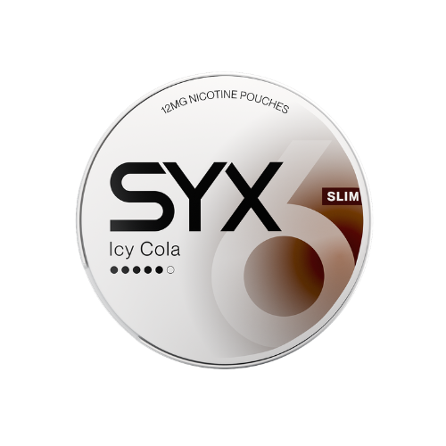 SYX | Icy Cola | Nic Pouches | Slim 12mg